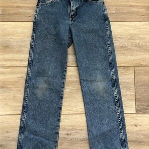 Classic Wrangler Blue Denim Jeans